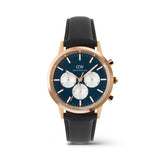 Daniel Wellington Iconic Chronograph Sheffield Arctic Panda Rose Gold