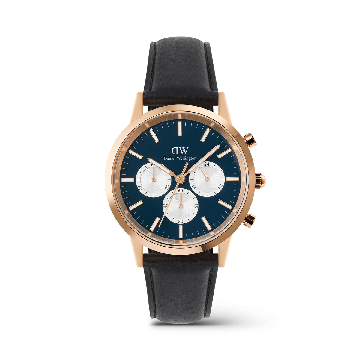 Daniel Wellington Iconic Chronograph Sheffield Arctic Panda Rose Gold