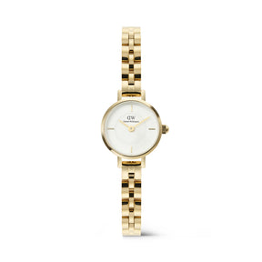 Daniel Wellington Petite Mini Arch 3-link White Gold