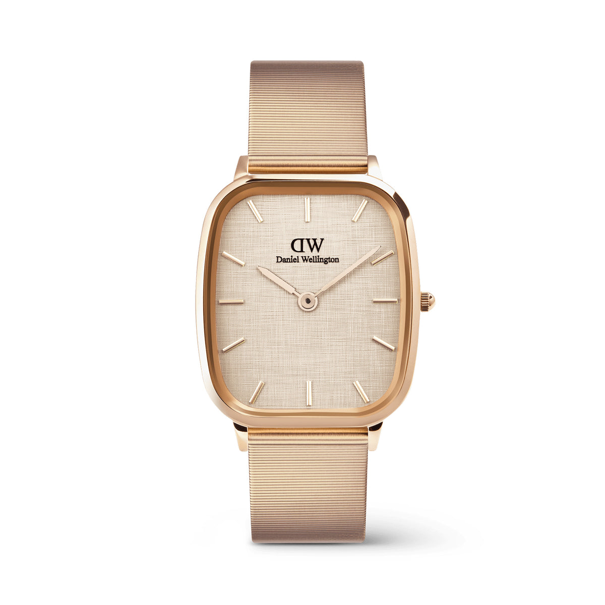 Daniel Wellington Marlon Wire Linen Rose Gold Watch