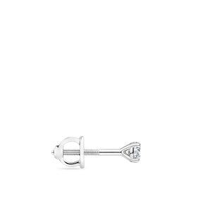 0.25ct TW Diamond Solitaire Earrings in 9ct White Gold