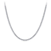 6.00ct TW Lab-Grown Diamond Tennis Necklace in 18ct White Gold