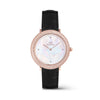 Daniel Wellington Crystalline Bezel Black Croc Rose Gold Watch
