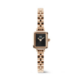 Daniel Wellington Quadro Mini Arch 3-link Onyx Sunray Rose Gold