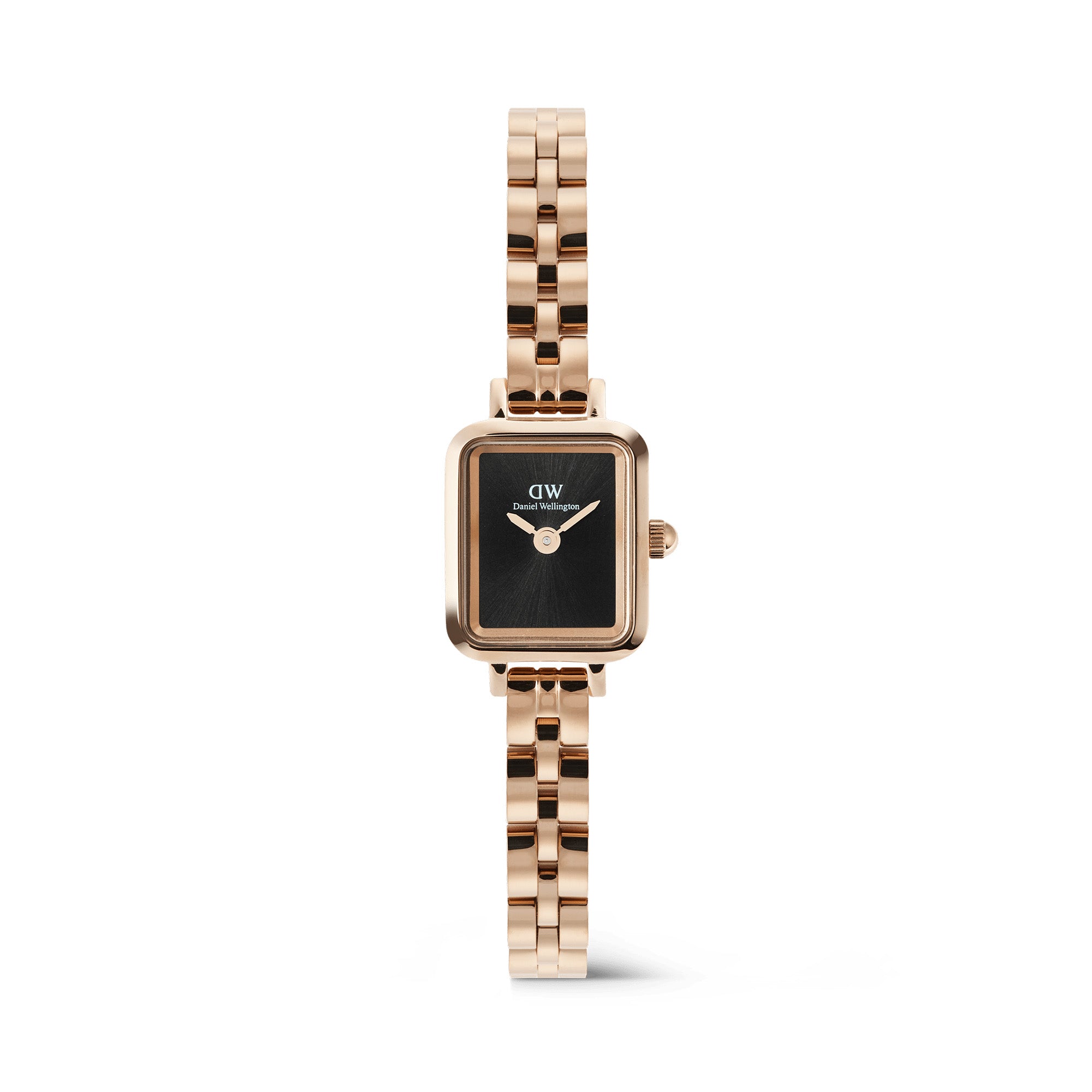 Daniel Wellington Quadro Mini Arch 3-link Onyx Sunray Rose Gold