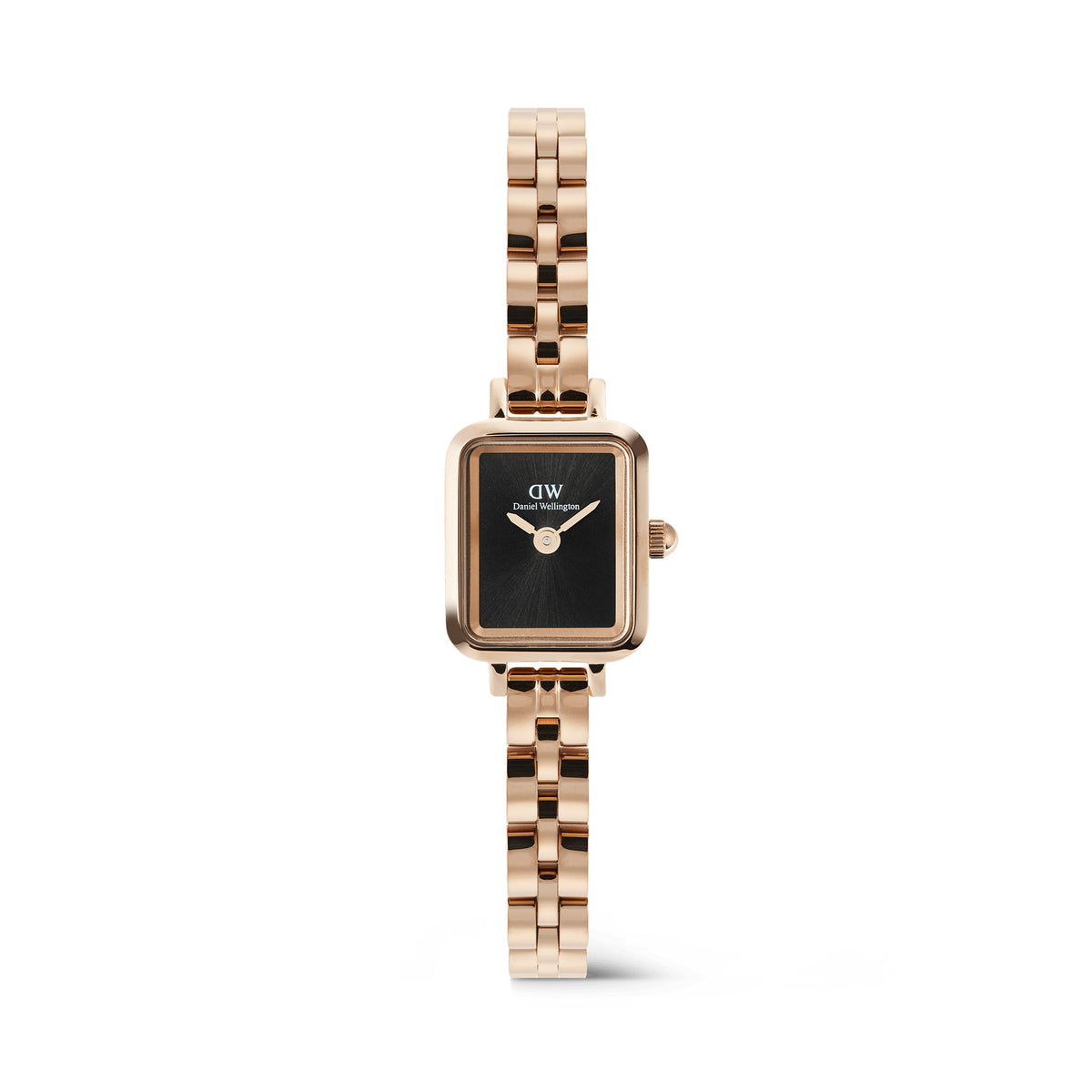 Daniel Wellington Quadro Mini Arch 3-link Onyx Sunray Rose Gold