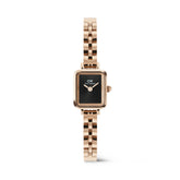 Daniel Wellington Quadro Mini Arch 3-link Onyx Sunray Rose Gold