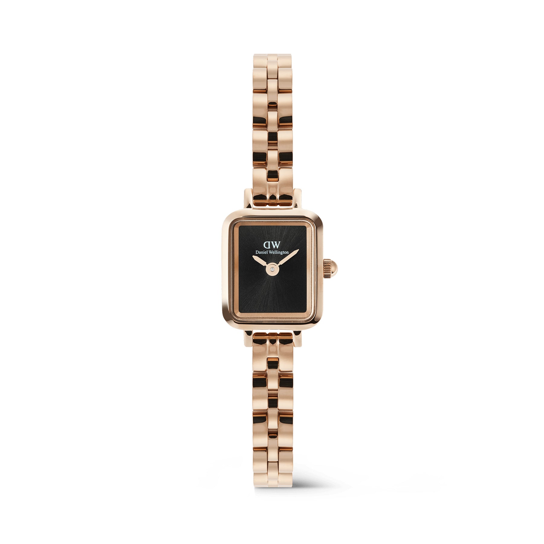 Daniel Wellington Quadro Mini Arch 3-link Onyx Sunray Rose Gold