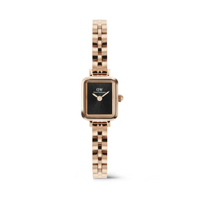 Daniel Wellington Quadro Mini Arch 3-link Onyx Sunray Rose Gold