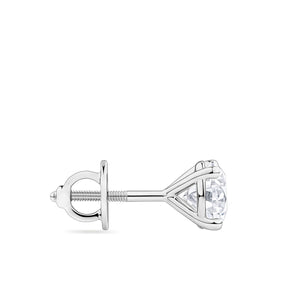 2.00ct TW Diamond Solitaire Earrings in 18ct White Gold