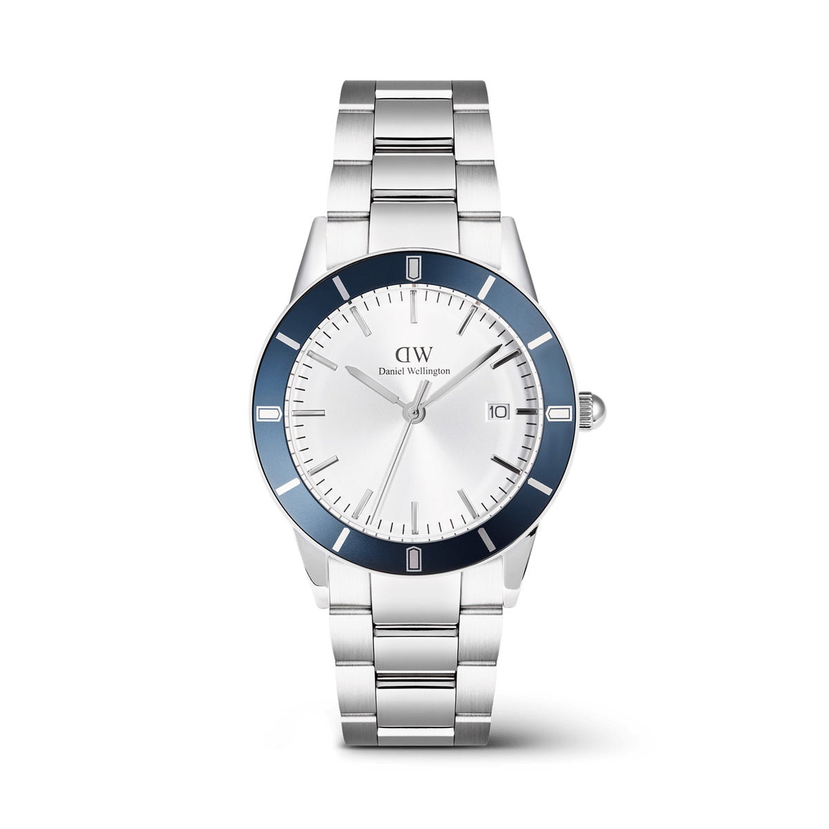Daniel Wellington Iconic Paradigma Link Blue Bezel Watch