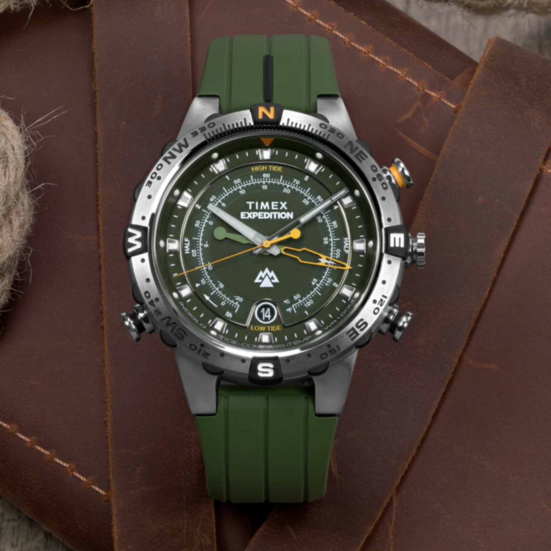 Timex Expedition Tide Temp Compass Men's 45mm Watch TW2Y14400