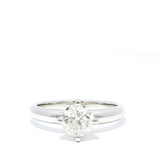 1.00ct TDW Diamond Solitaire Ring in 18ct White Gold