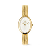 Daniel Wellington Juliette Braided Mesh White Sunray Gold