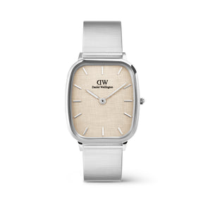 Daniel Wellington Marlon Wire Linen Silver Watch