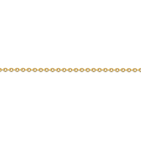 Round Cable 45cm Chain in 18ct Yellow Gold