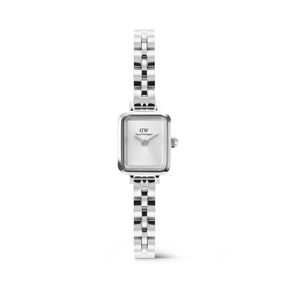 Daniel Wellington Quadro Mini Arch 3-link White Sunray Silver