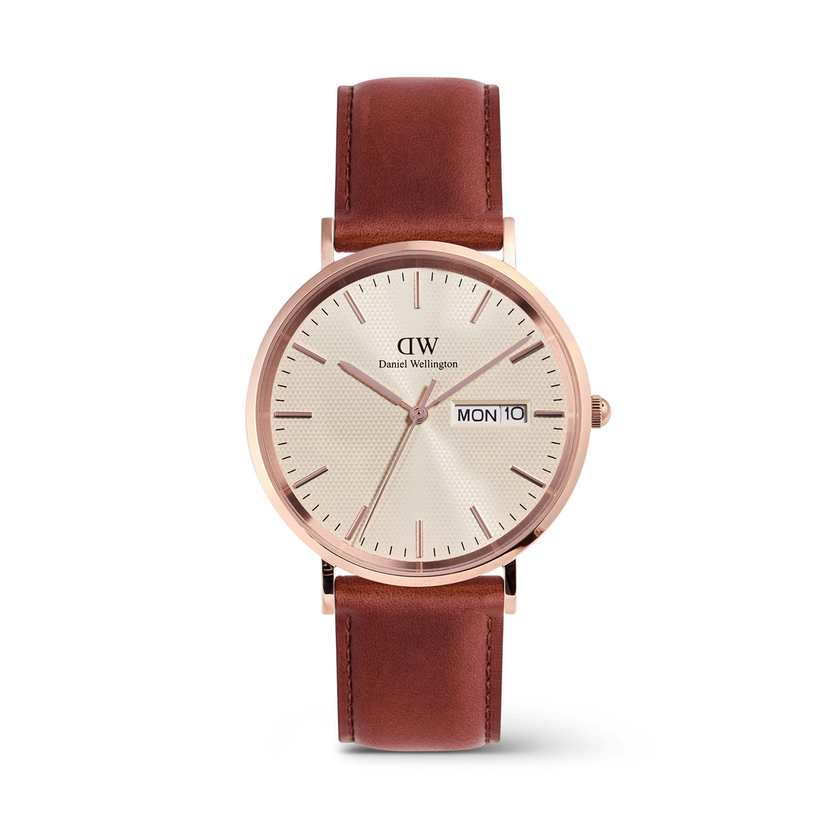 Daniel Wellington Classic Day Display St Mawes Rose Gold Champagne Watch