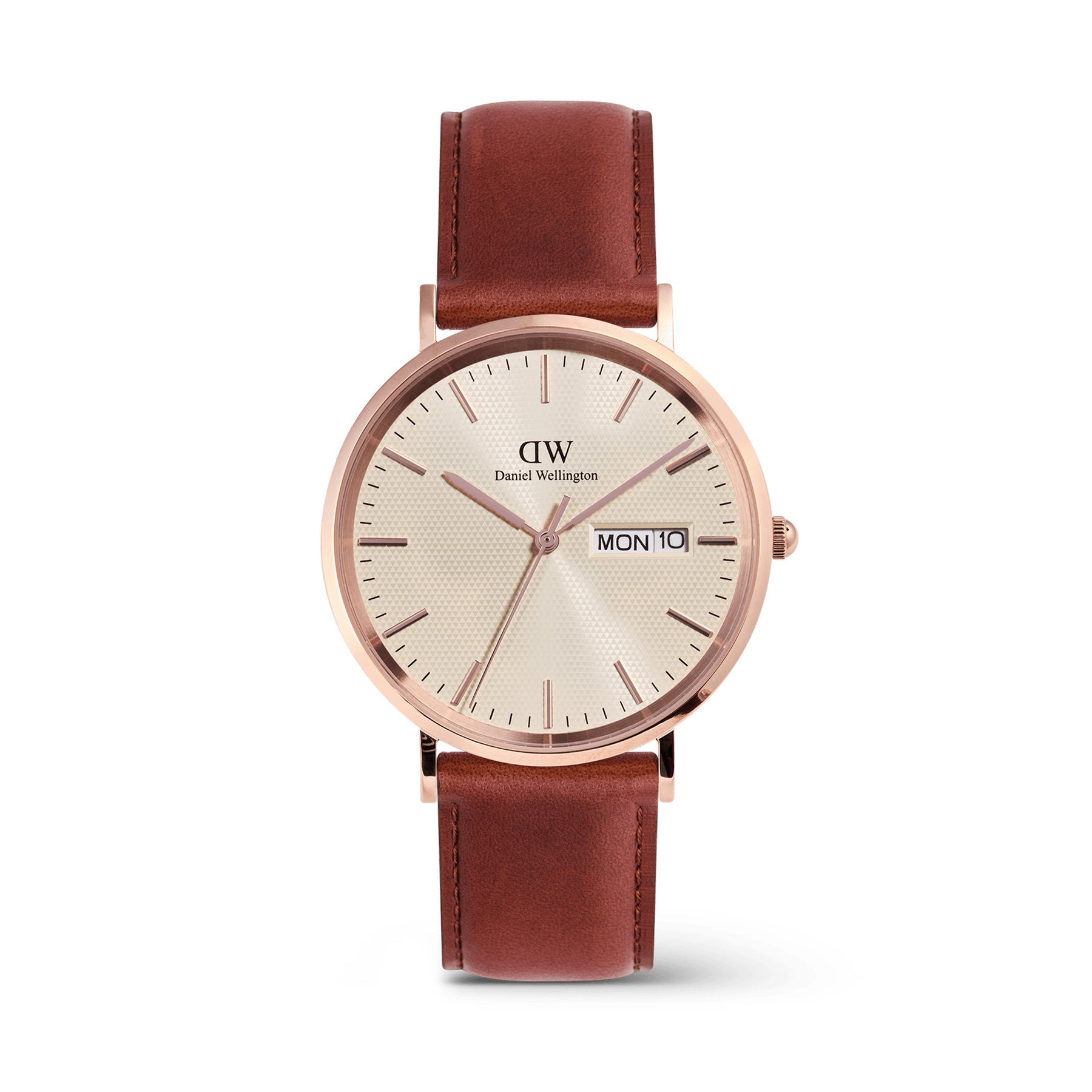 Daniel Wellington Classic Day Display St Mawes Rose Gold Champagne Watch