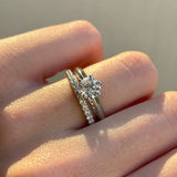 1ct TW Diamond Solitaire Engagement Ring in 18ct White Gold