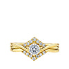 Everlasting Promise 0.50ct TW Round Brilliant Lab-Grown Diamond Ring Set in 9ct Yellow Gold