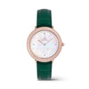 Daniel Wellington Crystalline Bezel Green Croc Rose Gold Watch