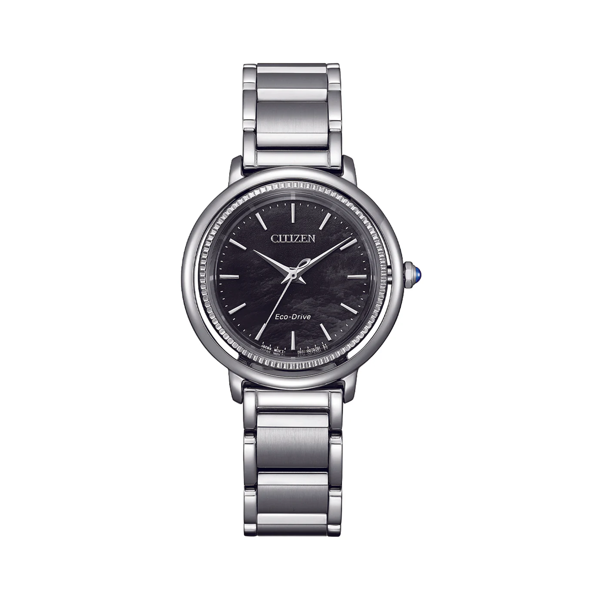 Citizen L Collection Women's 31mm Black Mother of Pearl Eco Drive Watch EM1100-84H