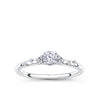 Everlasting Promise 0.33ct TW Round Brilliant Lab-Grown Diamond Ring in 9ct White Gold
