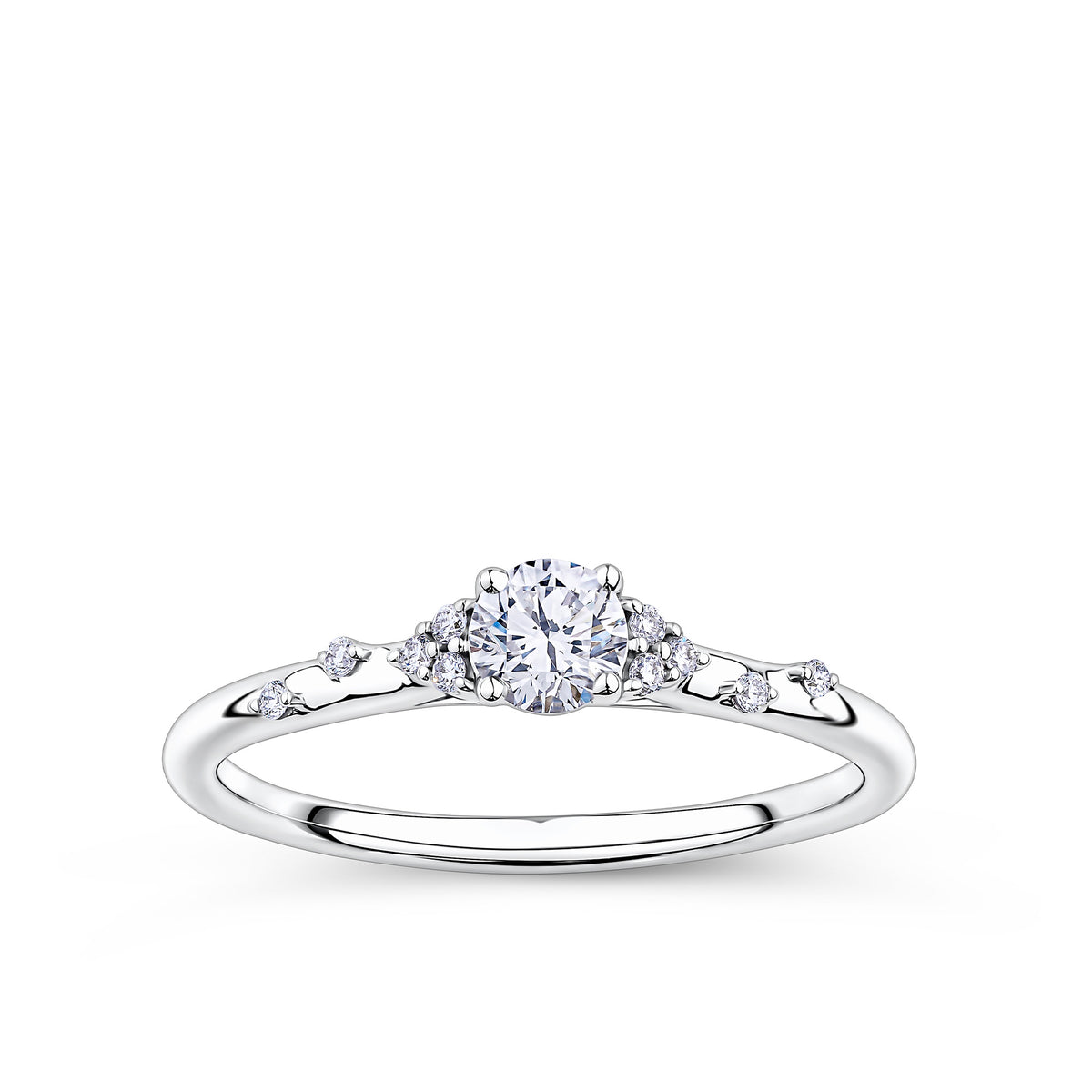 Everlasting Promise 0.33ct TW Lab Grown Diamond Round Brilliant Ring in 9ct White Gold