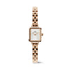 Daniel Wellington Quadro Mini Arch 3-link White Sunray Rose Gold