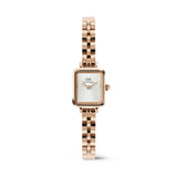 Daniel Wellington Quadro Mini Arch 3-link White Sunray Rose Gold