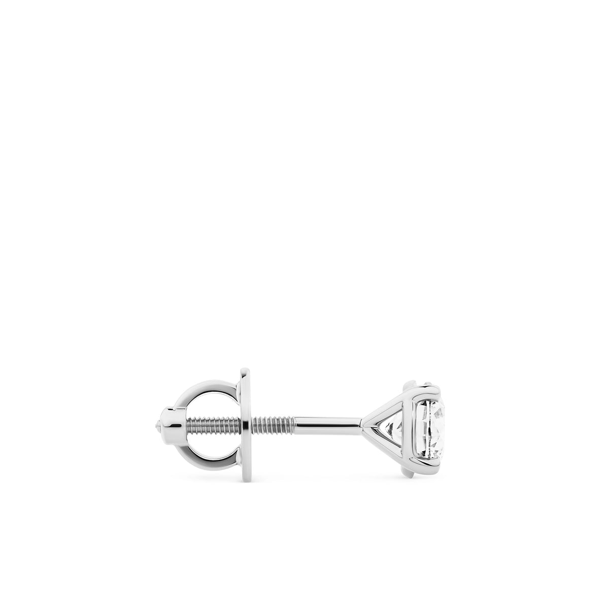 0.25ct TW Diamond Solitaire Earrings in 9ct White Gold