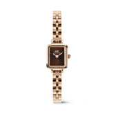 Daniel Wellington Quadro Mini Arch 3-link Amber Sunray Rose Gold
