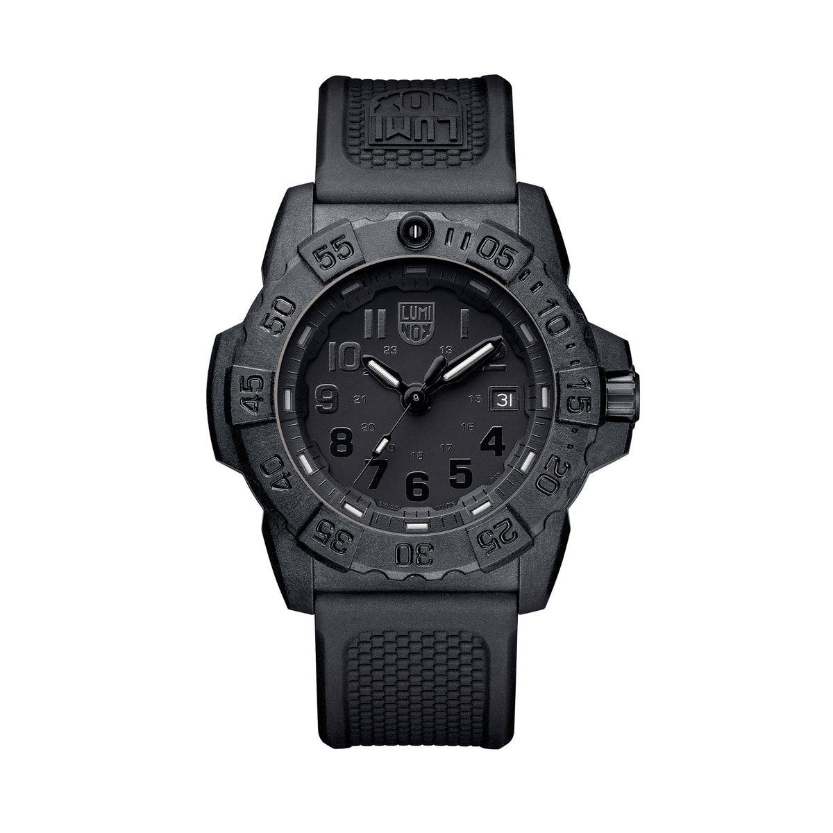 Luminox Men's Black PVD Quartz Sport Watch Black Dial