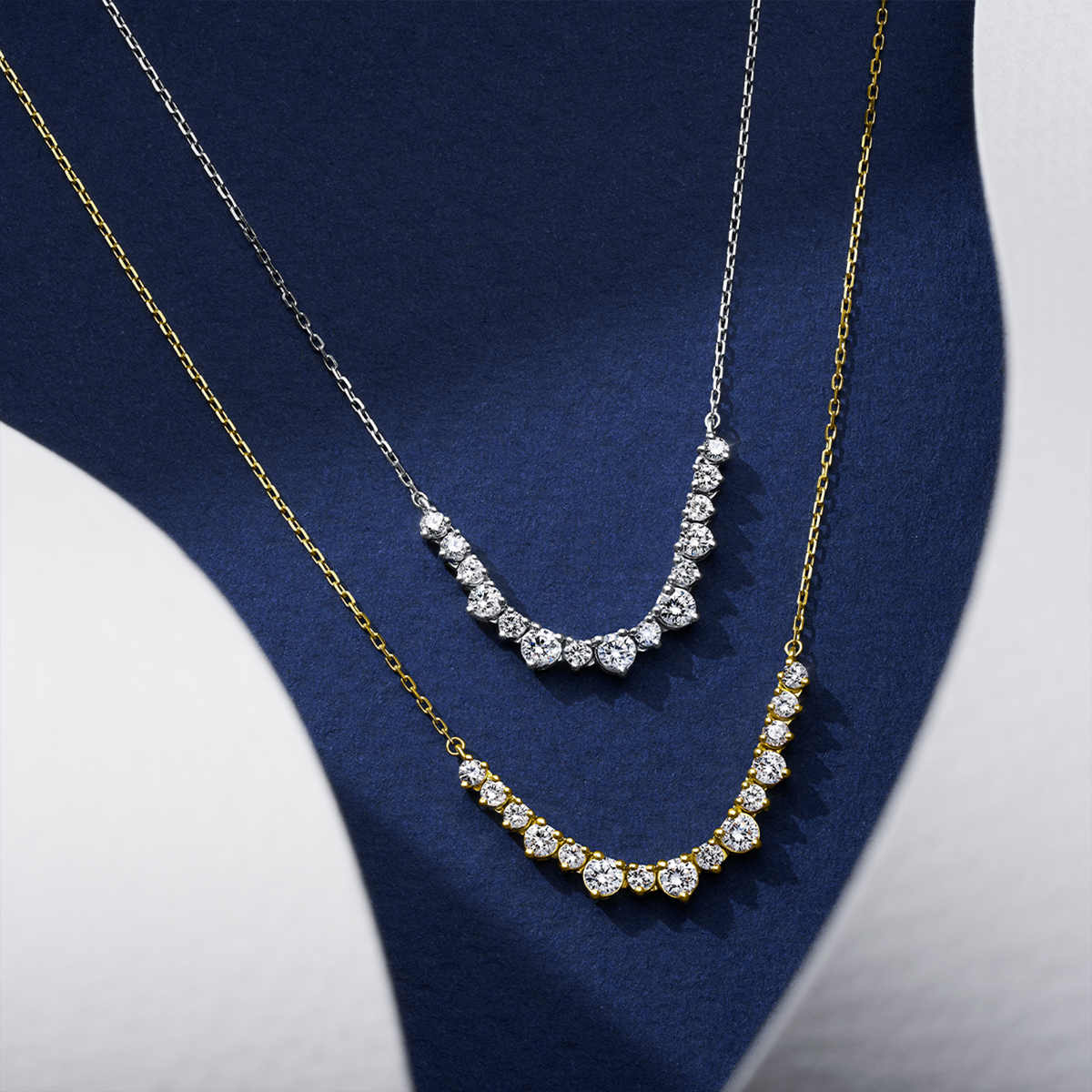 0.50ct TW Lab Grown Diamond Necklace in 9ct Yellow Gold