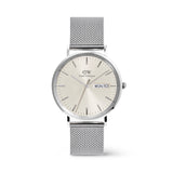 Daniel Wellington Classic Day Display Sterling Champagne Watch