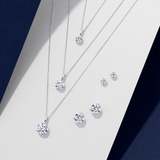 0.50ct TW Lab-Grown Diamond Solitaire Stud Earrings in 18ct White Gold
