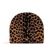 WOLF leopard print jewellery pouch
