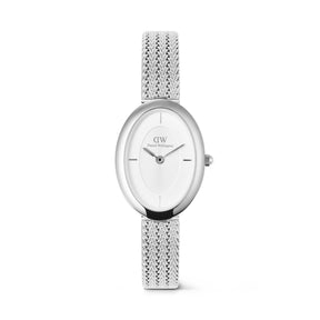 Daniel Wellington Juliette Braided Mesh White Sunray Silver