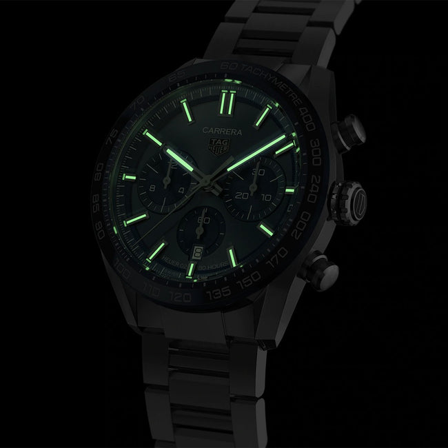 TAG Heuer Carrera Men's 44mm Stainless Steel Automatic Chronograph Watch CBN2A1A.BA0643