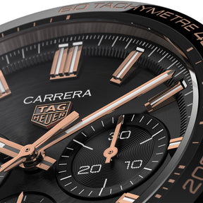 TAG Heuer Carrera Men's 44mm Stainless Steel & 18ct Rose Gold Automatic Chronograph Watch CBN2A5A.FC6481
