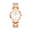 Daniel Wellington Iconic Link 32 Rose Gold & White Watch