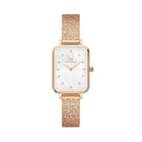 Daniel Wellington Quadro 20x26 Lumine Rose Gold Mother of Pearl White Watch