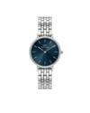 Daniel Wellington Petite 28 Bezel 5-Link Arctic Sunray Silver Watch