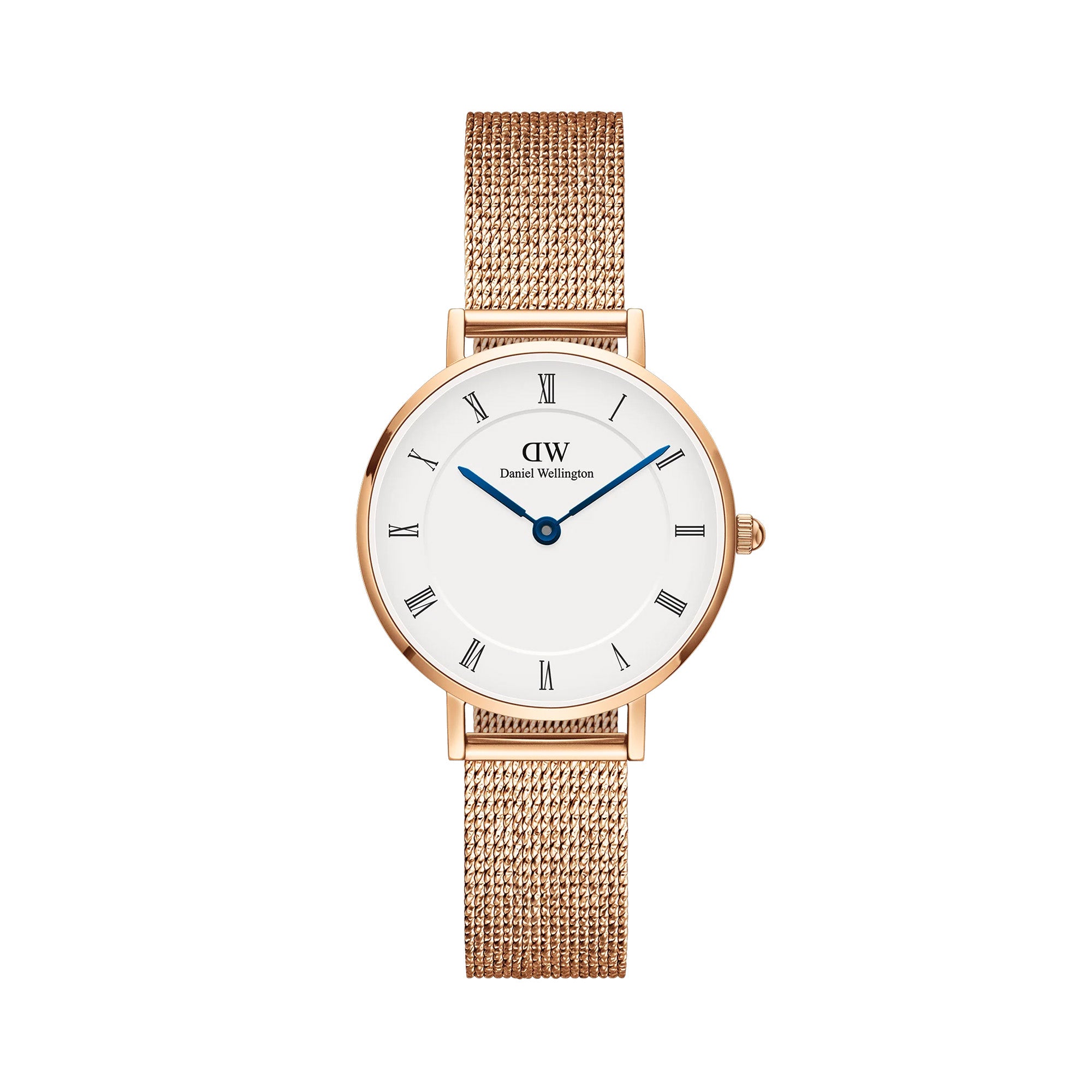 Daniel Wellington Petite Roman Numerals 28 Melrose RG White Watch