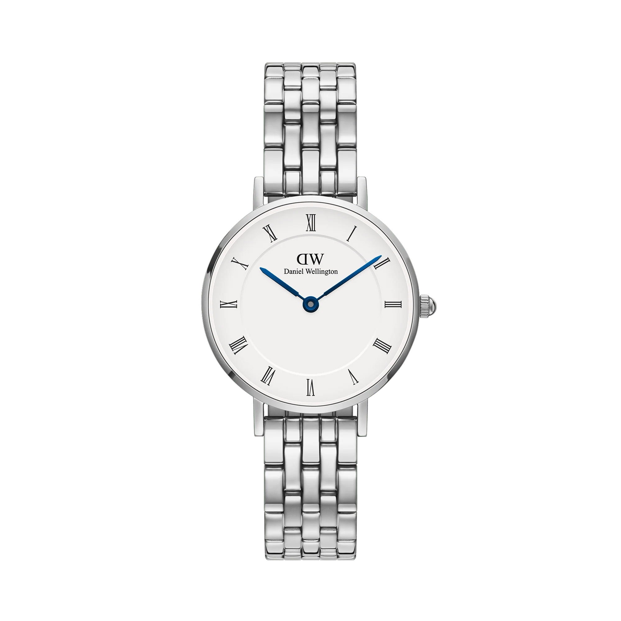 Daniel Wellington Petite Roman Numerals 28 5-Link S White Watch