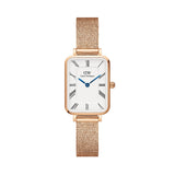Daniel Wellington Quadro Roman Numerals 20x26 Melrose RG White Watch