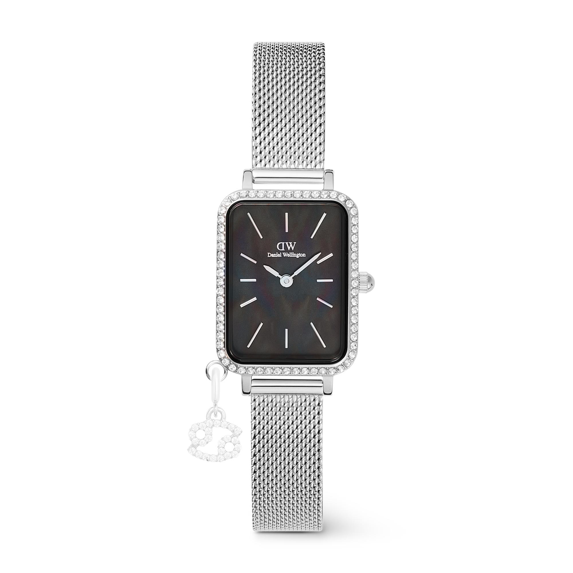 Daniel Wellington Quadro Crystal Zodiac Sterling Watch