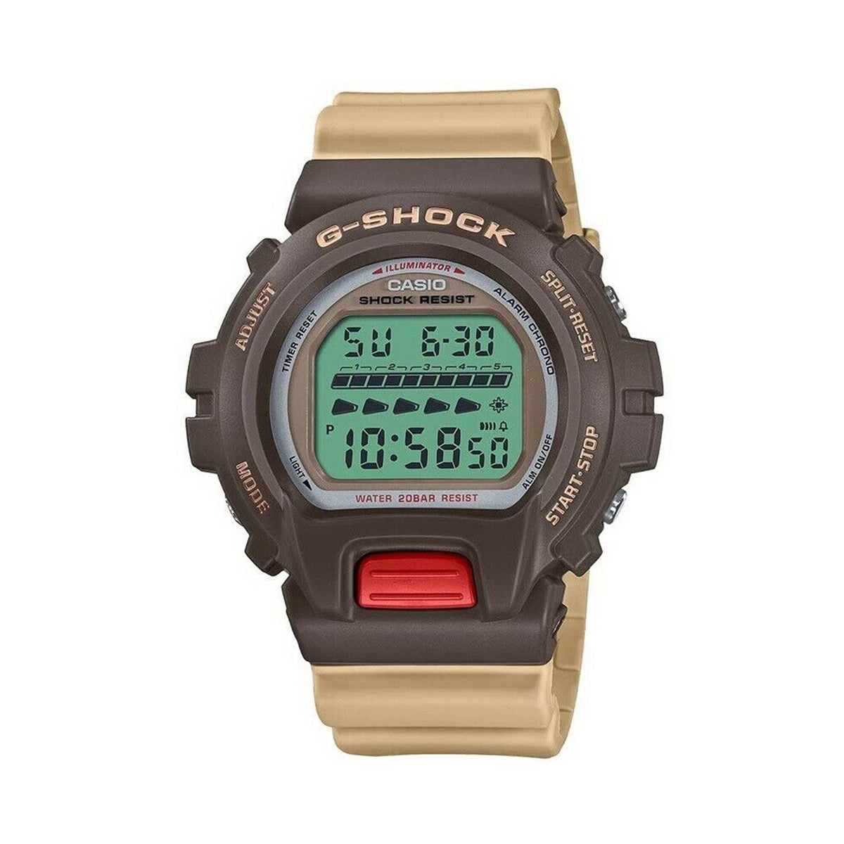 Casio G-SHOCK Men's 50mm Analogue Digital Watch DW6600PC-5D