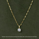 1.00ct TW Diamond Pendant in 9ct Yellow Gold